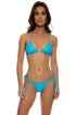 Luli Fama Bella Seamless Wavy Ruched Back Brazilian Tie Side Bottom